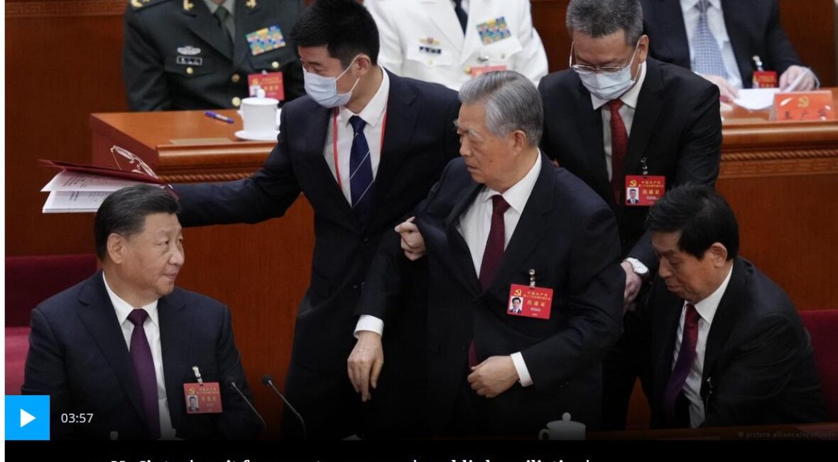 China defends call to remove ex-leader from Party congress中国为要求前领导人退出党代会辩护
