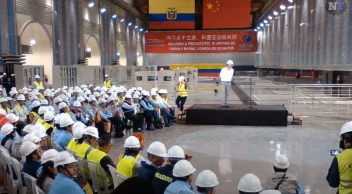China Builds Hydroelectric Plant with Cracks in Ecuador 中国在厄瓜多尔建造有裂缝的水力发电厂.中国的许多”一带一路”基础设施项目都存在建设缺陷,包括在厄瓜多尔建造一座大型水电站,这给被批评为使国家陷入更深债务的项目增加了更多的成本. 中国在巴基斯坦和乌干达修建大坝,在埃蒂奥菲亚修建的火车也是一样坍塌