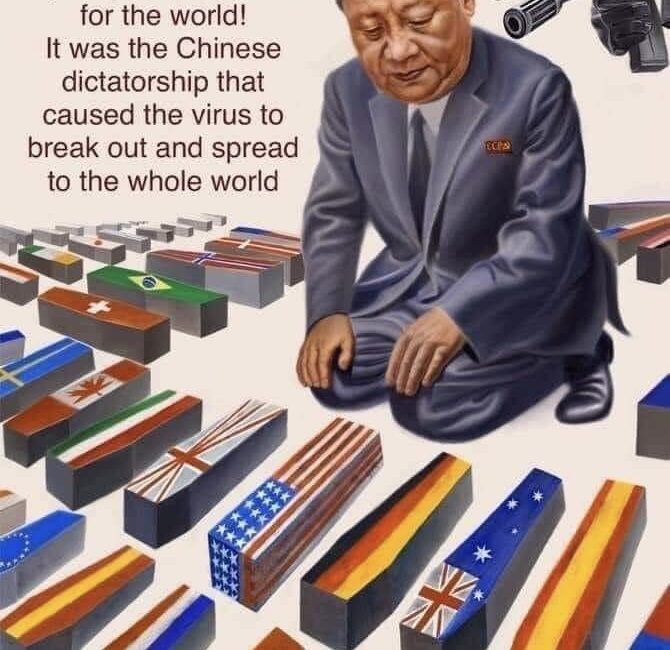 China must pay for the virus they spread 中国必须为他们传播的病毒买单