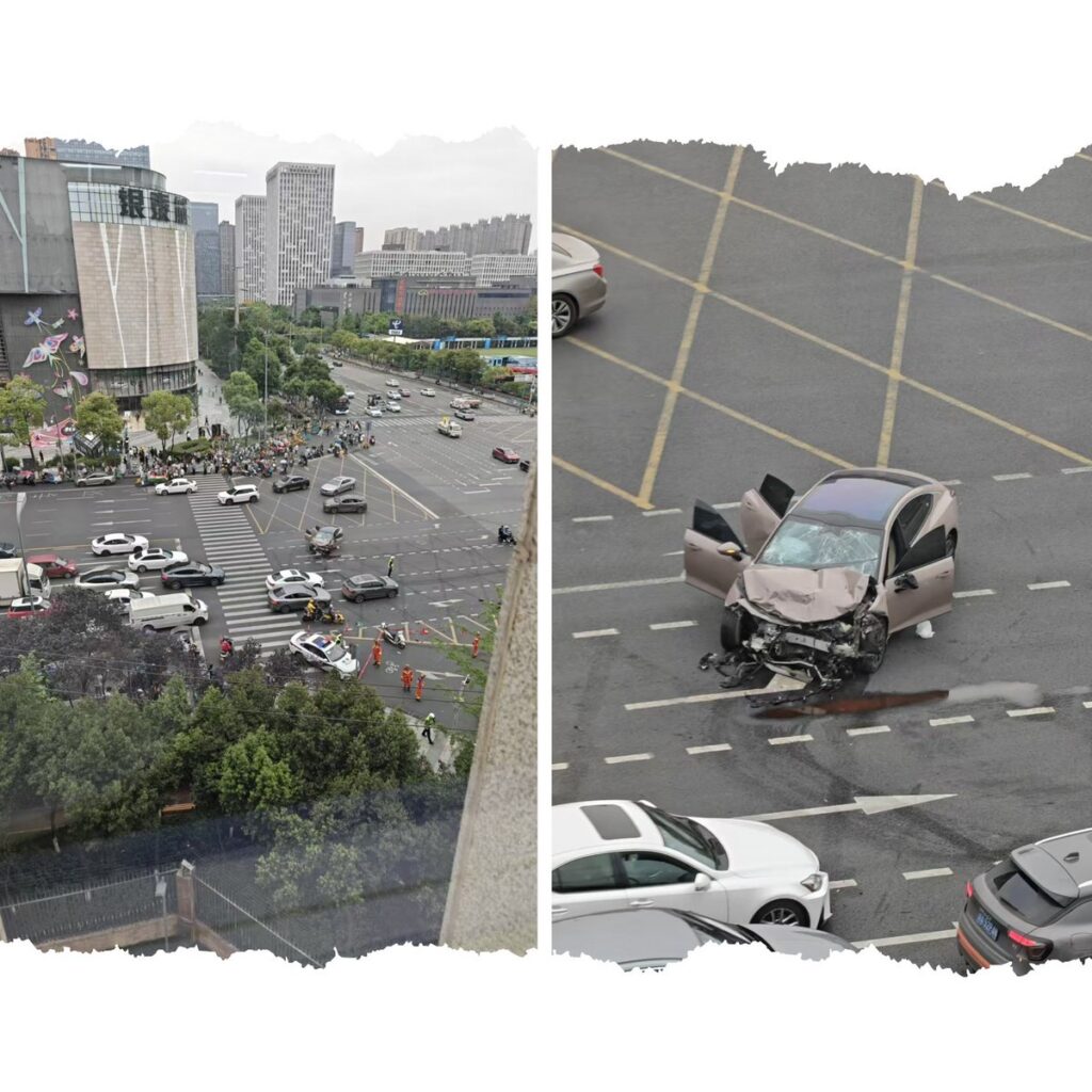 CHENGDU RAMPAGE CAR RUSH TO PEOPLE ON MAY 2026